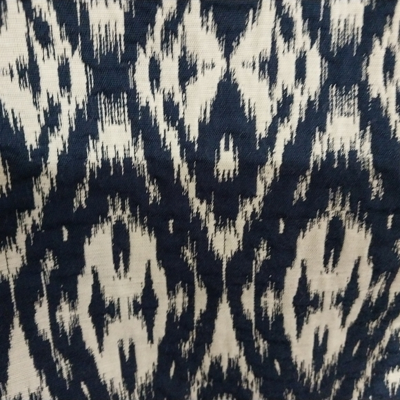 Banana Republic Navy and White Strapless Dress - Picture 6 of 16